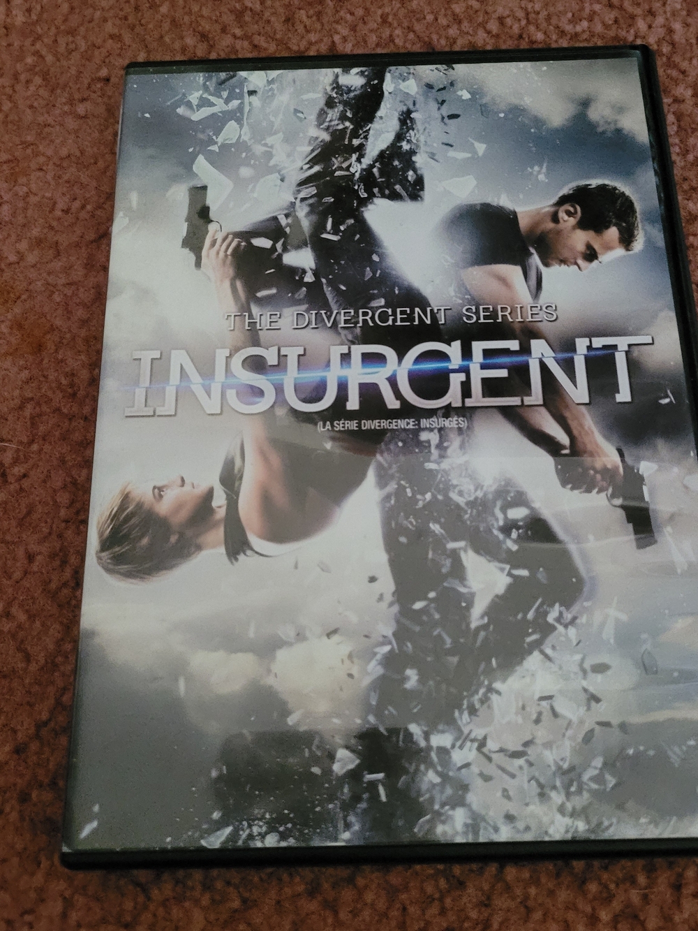 Insurgent DVD Movie - Gray/Black Cover